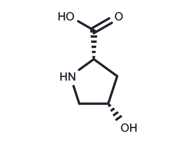 cis-4-Hydroxy-L-proline Chemical Structure