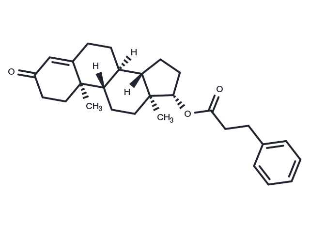 Testosterone phenylpropionate Chemical Structure
