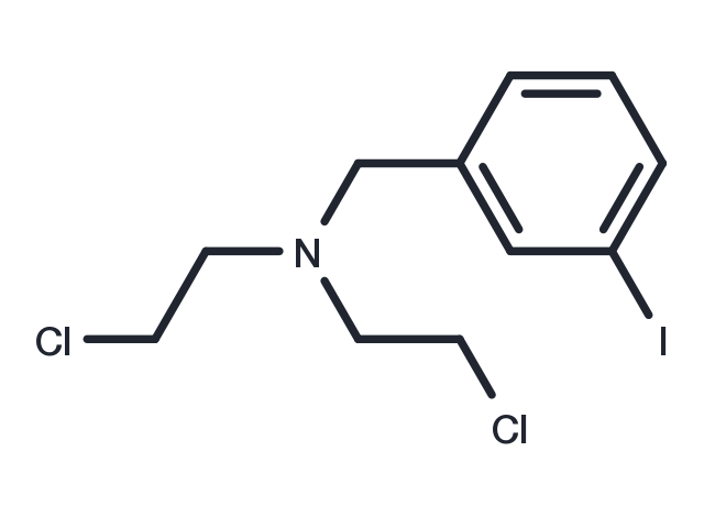 N,N-Bis(2-chloroethyl)-m-iodobenzylamine Chemical Structure