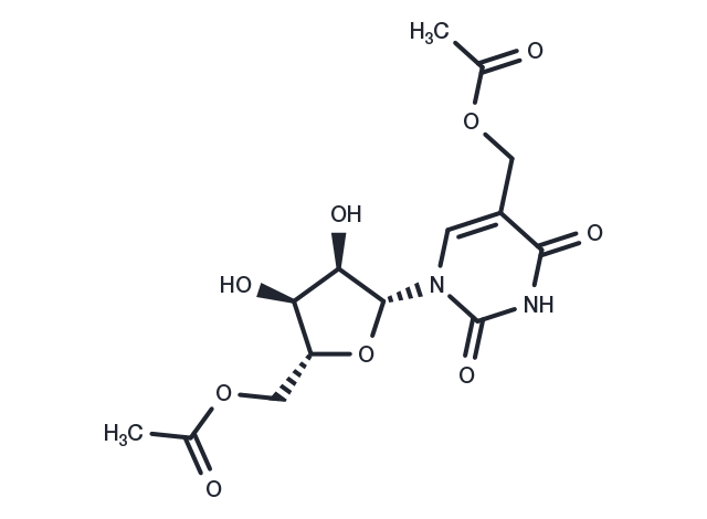 5’-O-Acetyl-5-acetyloxymethyluridine Chemical Structure