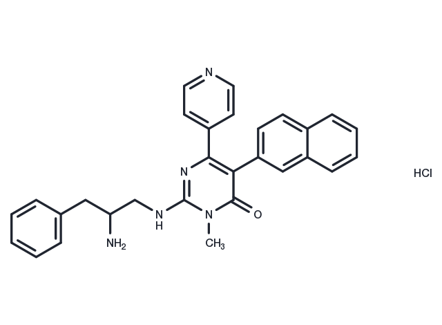 TargetMol Chemical Structure AMG-548 hydrochloride (864249-60-5 free base)
