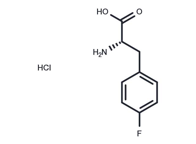 4-Fluoro-L-Phenylalanine hydrochloride Chemical Structure