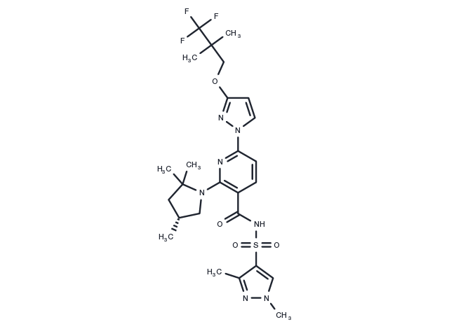 TargetMol Chemical Structure (R)-Elexacaftor