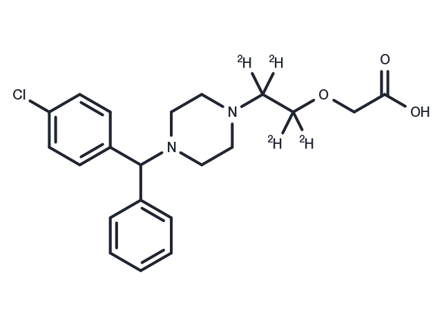 TargetMol Chemical Structure Cetirizine D4