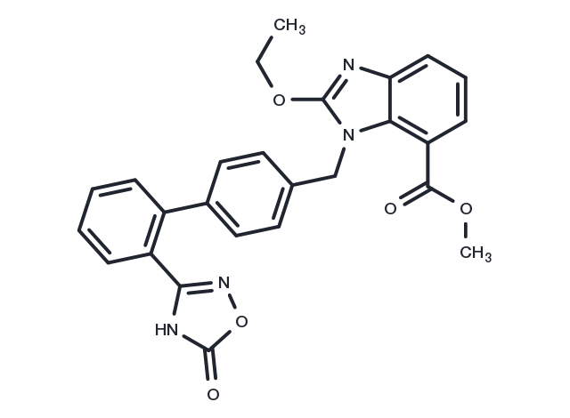 Azilsartan Methyl Ester Chemical Structure
