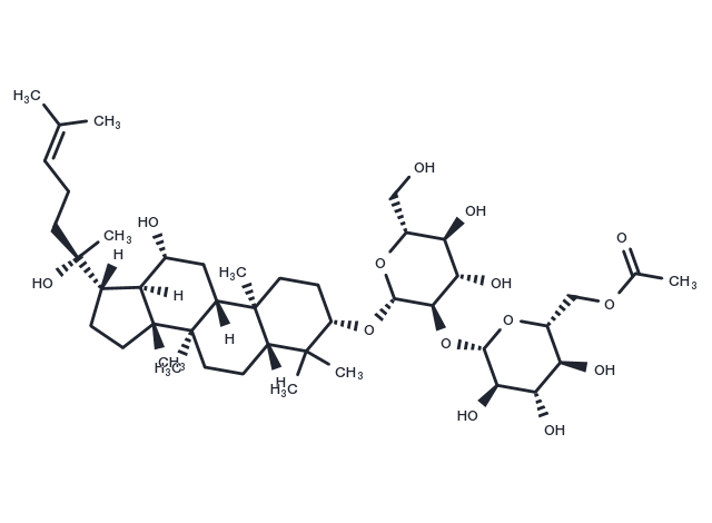 Ginsenoside Rs3 Chemical Structure