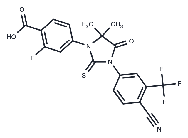TargetMol Chemical Structure Enzalutamide carboxylic acid