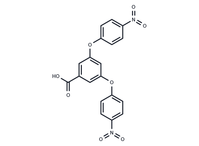 TargetMol Chemical Structure 3,5-Bis(4-nitrophenoxy)benzoic acid