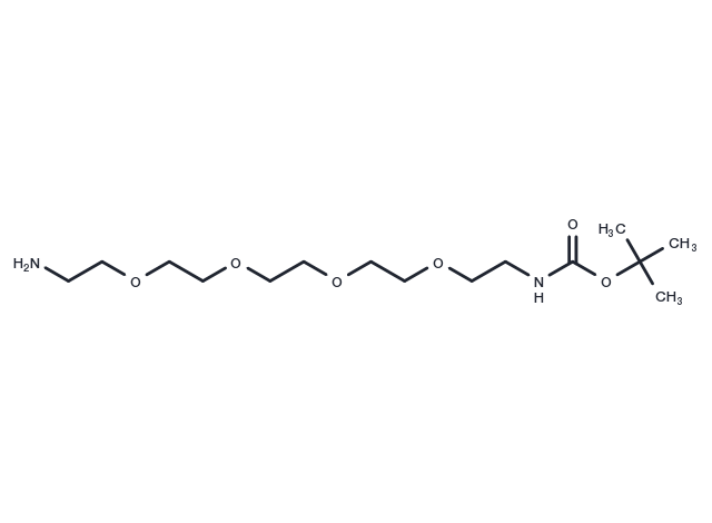 TargetMol Chemical Structure Boc-NH-PEG4-CH2CH2NH2