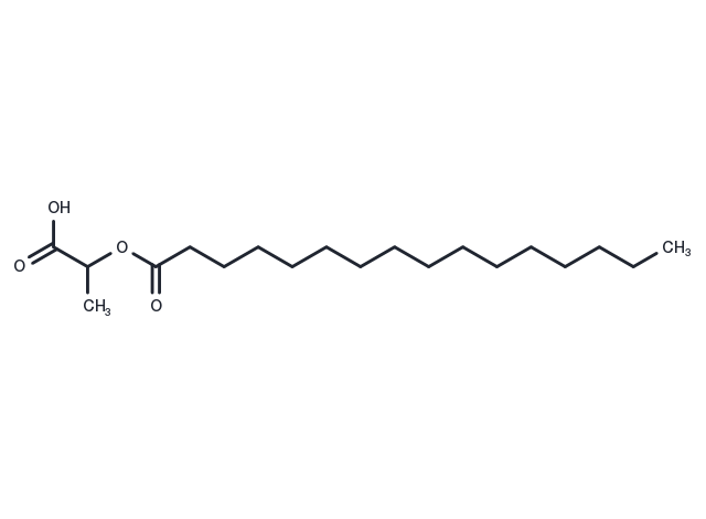 Palmitoyllactic acid Chemical Structure