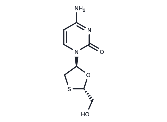 Lamivudine, (+/-)-trans- Chemical Structure