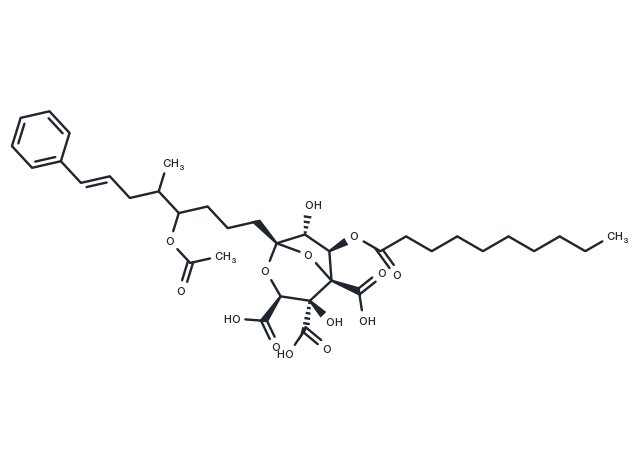 Zaragozic acid D(2) Chemical Structure