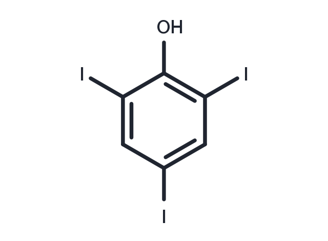 2,4,6-Triiodophenol Chemical Structure
