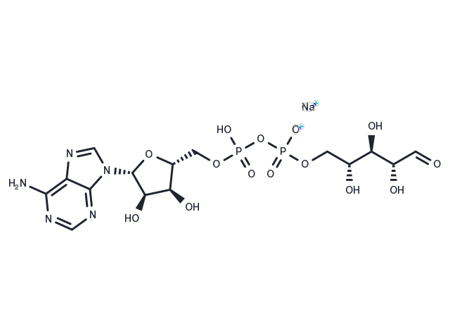 TargetMol Chemical Structure Adenosine 5'-diphosphoribose sodium