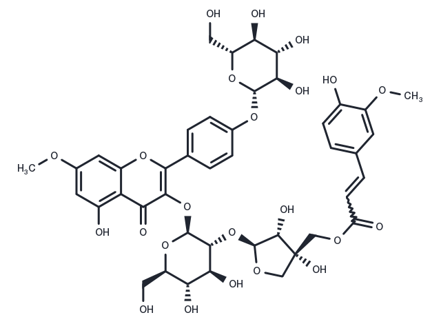 TargetMol Chemical Structure 5'''-O-Feruloyl complanatoside B