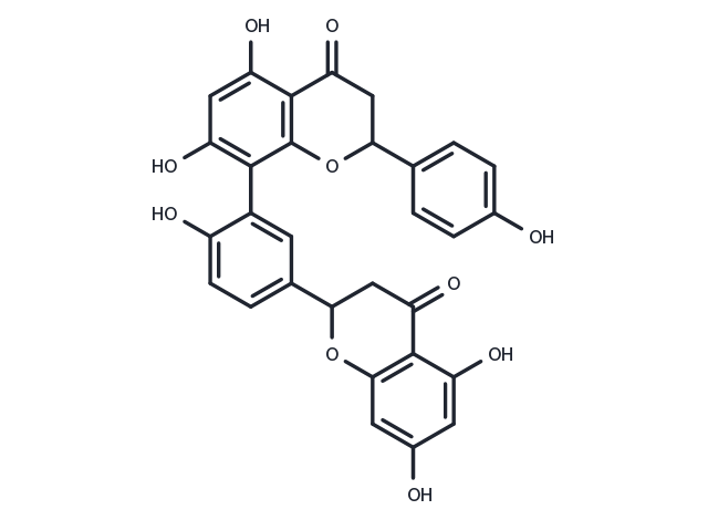 TargetMol Chemical Structure Tetrahydroamentoflavone
