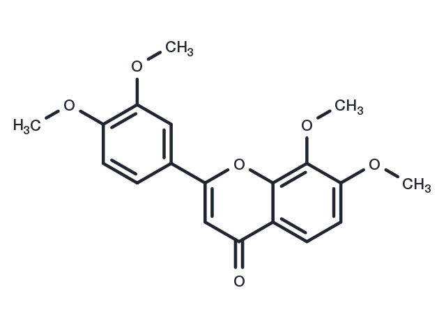 TargetMol Chemical Structure 3',4',7,8-Tetramethoxyflavone