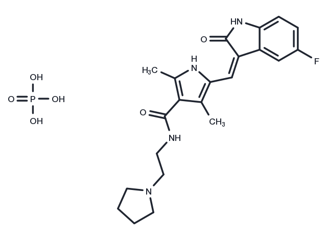 TargetMol Chemical Structure Toceranib Phosphate