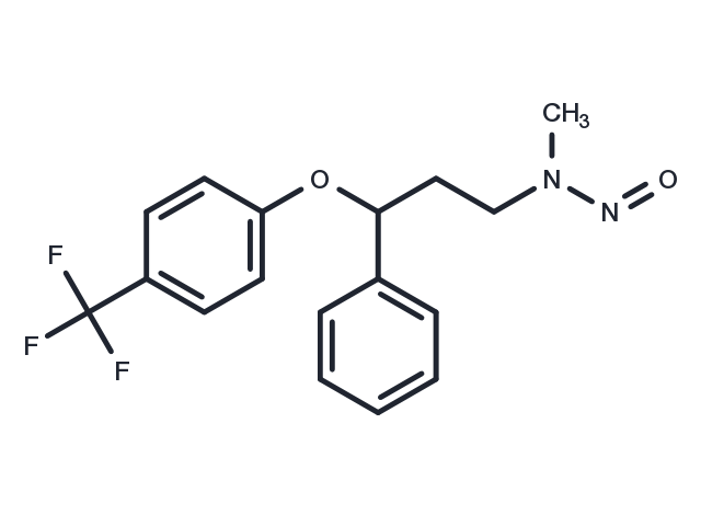 N-Nitroso Fluoxetine Chemical Structure