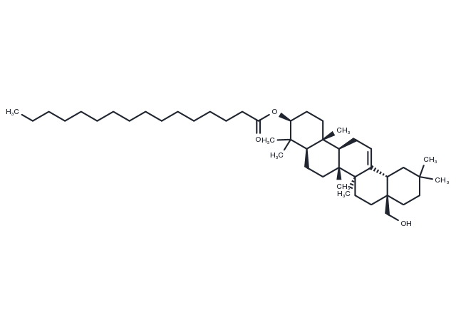 Erythrodiol 3-palmitate Chemical Structure