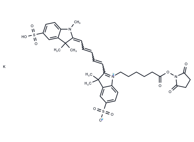 MeCY5-NHS ester potassium Chemical Structure