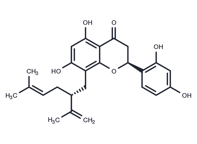 Sophoraflavanone G Chemical Structure