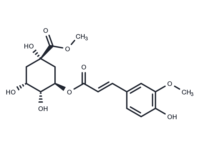 TargetMol Chemical Structure Methyl 3-O-feruloylquinate