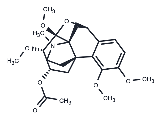 TargetMol Chemical Structure Dihydroepistephamiersine 6-acetate