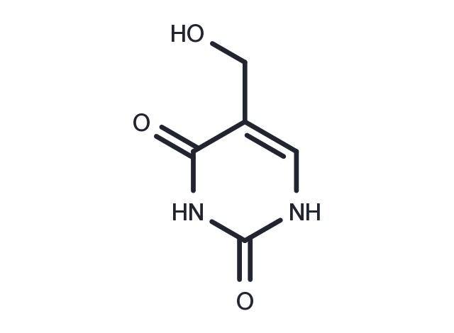 5-Hydroxymethyluracil Chemical Structure