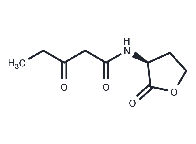 N-3-oxo-pentanoyl-L-Homoserine lactone Chemical Structure