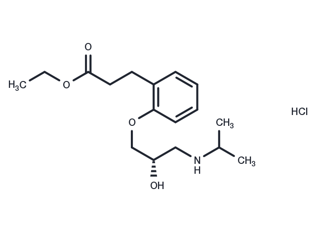 Esprolol hydrochloride Chemical Structure