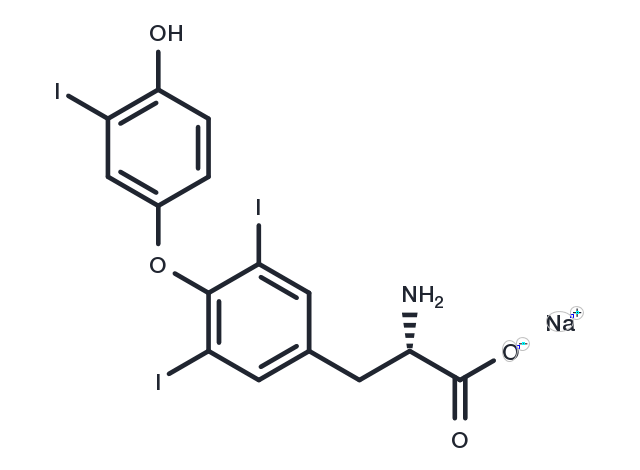 Liothyronine sodium Chemical Structure