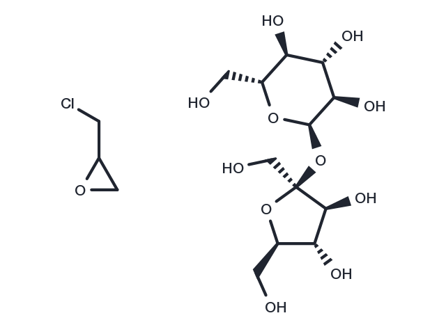 Sucrose-epichlorohydrin copolymer Chemical Structure
