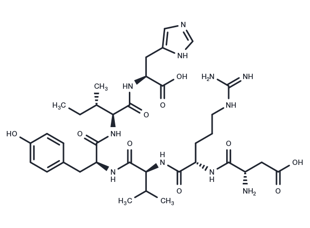 TargetMol Chemical Structure Angiotensin I/II (1-6)