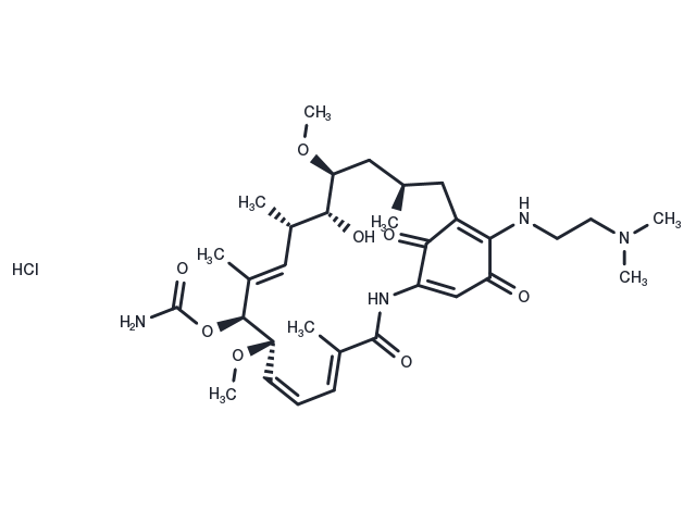 TargetMol Chemical Structure Alvespimycin hydrochloride