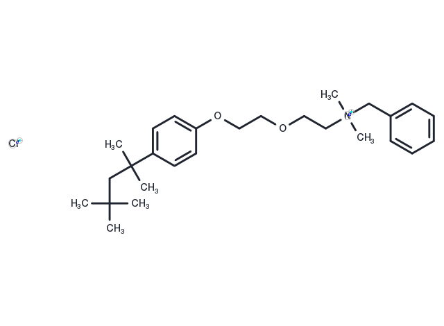 TargetMol Chemical Structure Benzethonium chloride