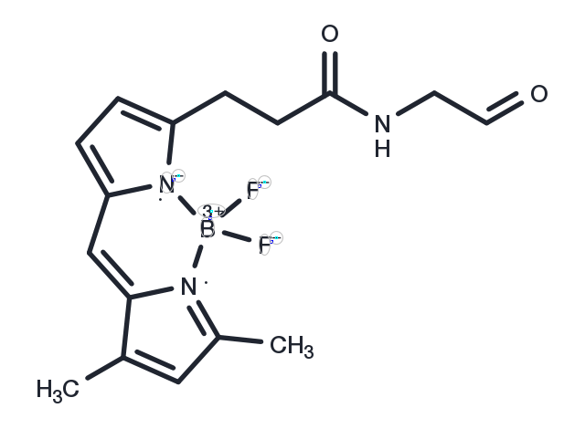 BODIPY aminoacetaldehyde Chemical Structure