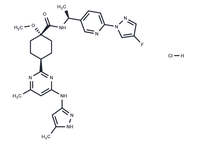 Pralsetinib HCl (2097132-94-8 free base) Chemical Structure