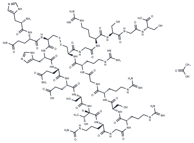 CCP peptide acetate Chemical Structure