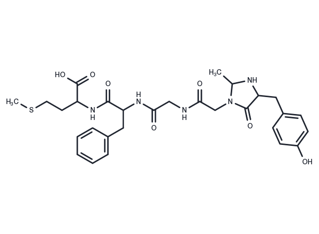 Enkephalin-met, acetaldehyde- Chemical Structure