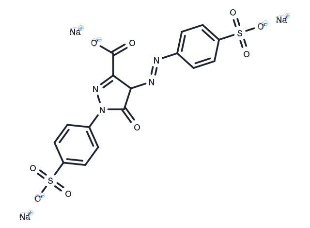 Tartrazine Chemical Structure