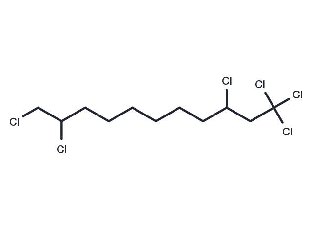 1,1,1,3,10,11-Hexachloroundecane Chemical Structure