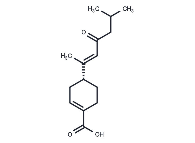 TargetMol Chemical Structure 9-Oxo-2,7-bisaboladien-15-oic acid