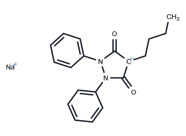 Phenylbutazone sodium Chemical Structure