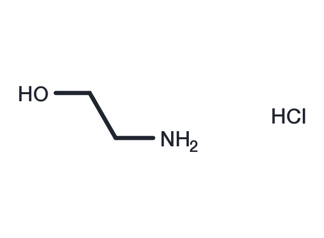 Ethanolamine hydrochloride Chemical Structure