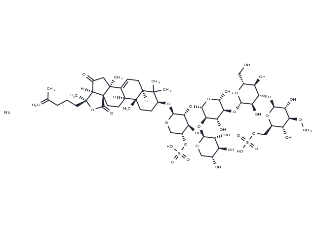 Cucumarioside A6-2 Chemical Structure