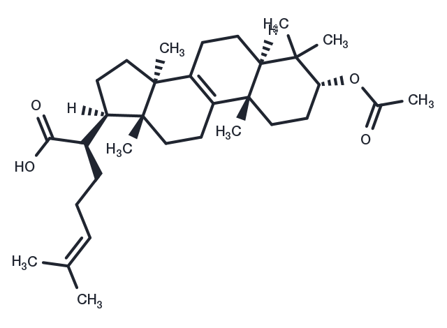 Tsugaric acid A Chemical Structure