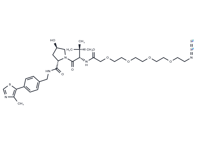 TargetMol Chemical Structure (S,R,S)-AHPC-PEG4-N3