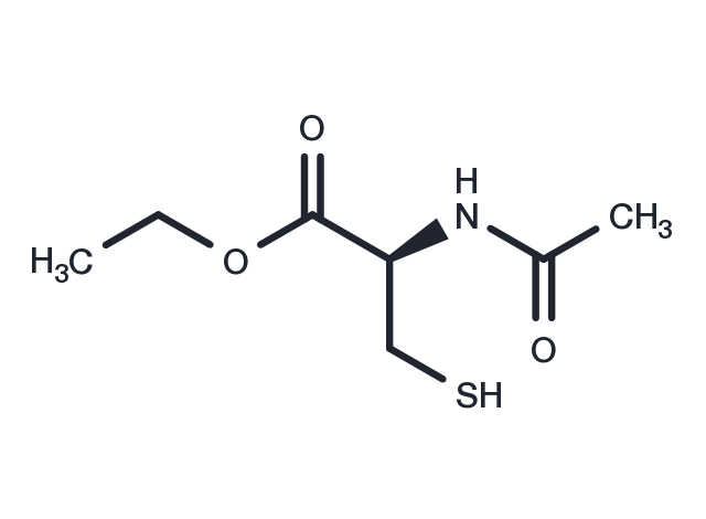 TargetMol Chemical Structure N-Acetyl-L-cysteine ethyl ester