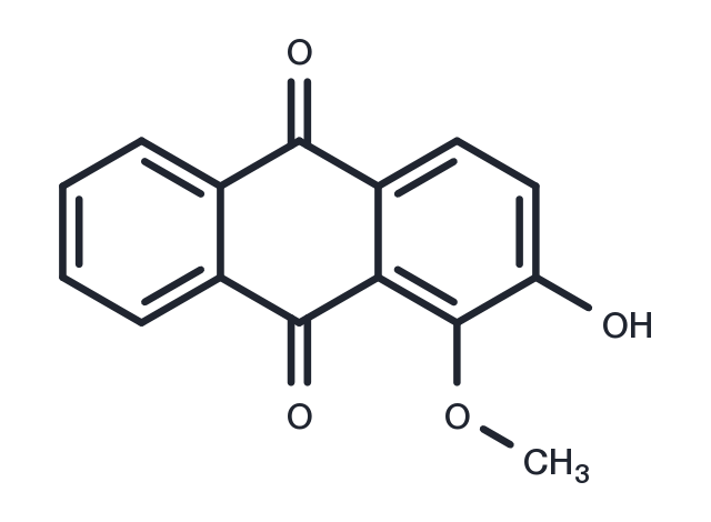 TargetMol Chemical Structure 2-Hydroxy-1-methoxyanthraquinone